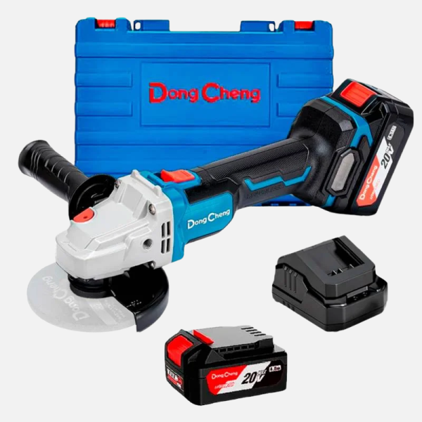 Pulidora Inalámbrica angular 20 V 4-1/2″ DongCheng. - Imagen 2