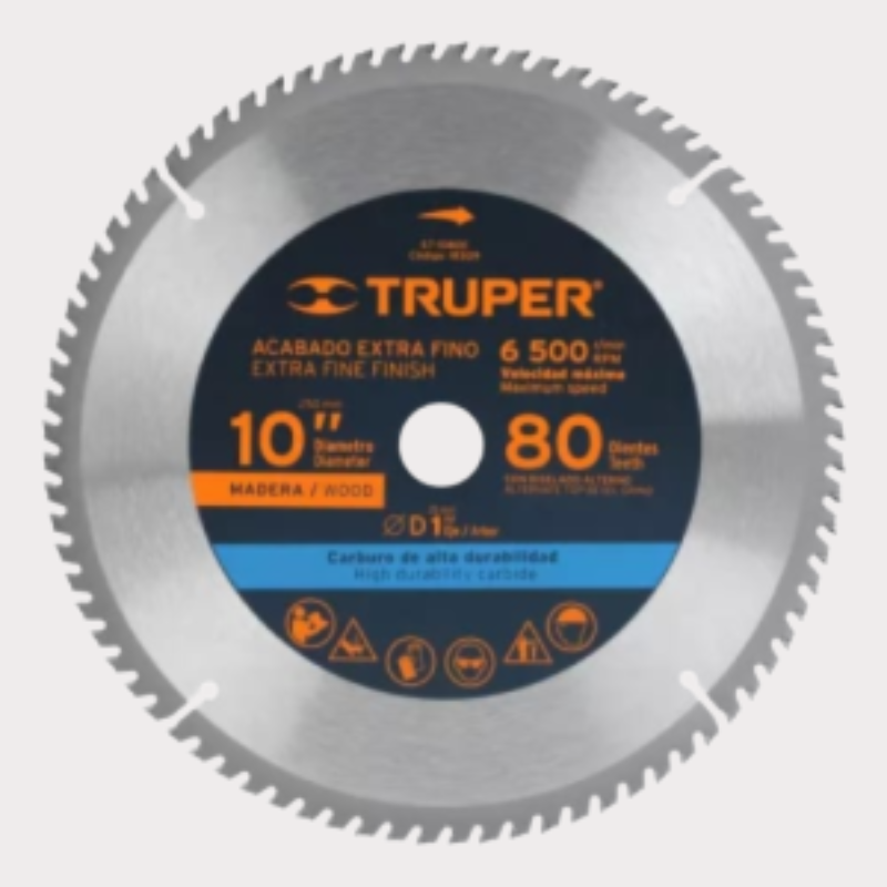 Sierra 10"x30x 80T TRUPER