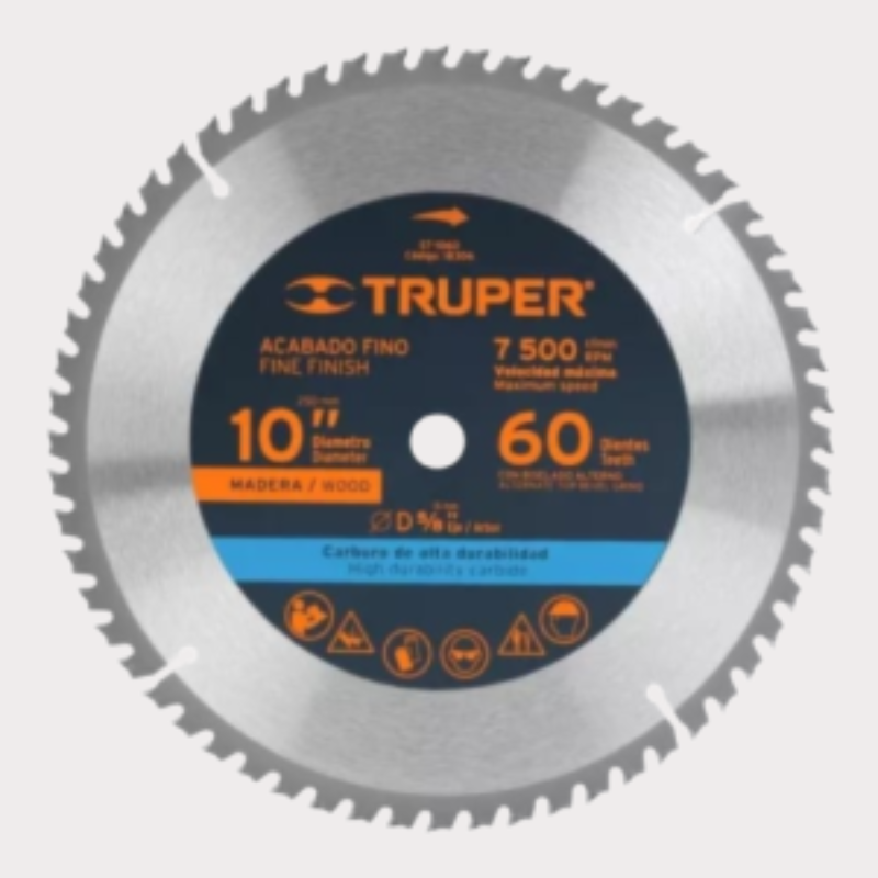 Sierra 10"x30x 60T TRUPER