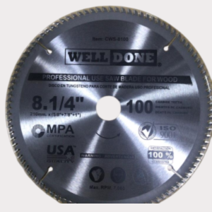 Sierra  8.1/4"x30x 100T WELLDONE