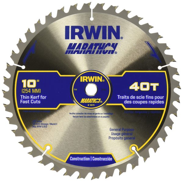 Sierra 10"x30x 40T IRWIN